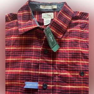 LL Bean Flannel Shirt. NWT Men’s Medium